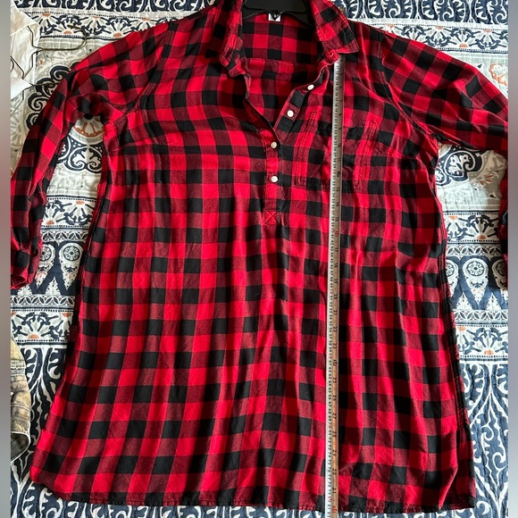 Old Navy Buffalo Plaid Tunic - Picture 5 of 5